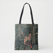 William Morris Greenery Fox Wildlife Tote Bag (Voorkant)