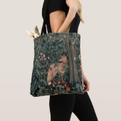 William Morris Greenery Fox Wildlife Tote Bag (Dichtbij)