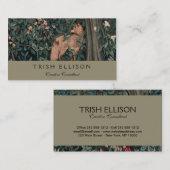 William Morris Greenery Fox Wildlife Visitekaartje (Voorkant / Achterkant)