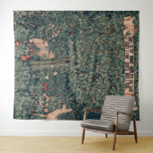 William Morris Greenery Fox Wildlife Wandkleed (In Situ (horizontaal))