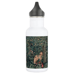 William Morris Greenery Fox Wildlife Waterfles