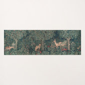 William Morris Greenery Fox Wildlife Yogamat (Achterkant (horizontaal))