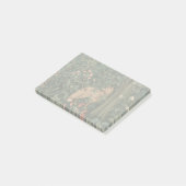 William Morris Greenery Vos Wildlife Kunst Post-it® Notes (Schuin)
