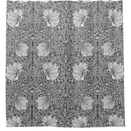 William Morris, Grey Pimpernel, William, Art Nouve Douchegordijn (Voorkant)