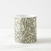 William Morris grijs groene druivenrank patroon Koffiemok (Center)