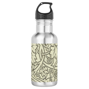 William Morris grijs groene druivenrank patroon Waterfles