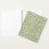 William Morris groen bloemmotief botanisch patroon Planner (Display)