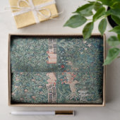 William Morris Groene Bos Dier Botanisch Tissuepapier (Geschenk)