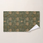William Morris: Groene kamperfoelie Bad Handdoek (Handdoek)