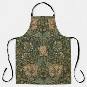 William Morris: Groene kamperfoelie-Schort Schort (Voorkant)