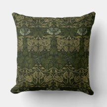 William Morris: Groene Tulp en Roos Sierkussen