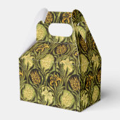 William Morris Groene Tulp Lelie Behang Bedankdoosjes (Achterkant)