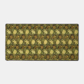 William Morris Groene Tulp Lelie Behang Bureaumat (Voorkant)