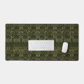 William Morris: Groene Tulp & Roos bureaumat (Keyboard & Muis)