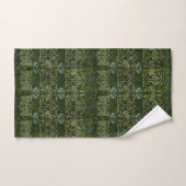 William Morris Grote Groene Bladeren & Blauwe Bloe Bad Handdoek (Handdoek)