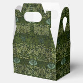 William Morris Grote Groene Tulp Roos Behang Bedankdoosjes (Geopend)