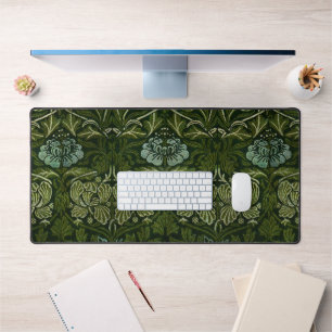 William Morris Grote Groene Tulp Roos Behang Bureaumat