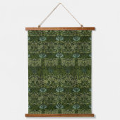 William Morris Grote Groene Tulp Roos Behang Hangend Wandkleed (Voorkant)