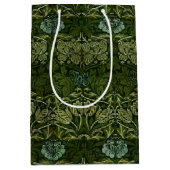 William Morris Grote Groene Tulp Roos Behang Medium Cadeauzakje (Voorkant)