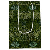 William Morris Grote Groene Tulp Roos Behang Medium Cadeauzakje (Achterkant)