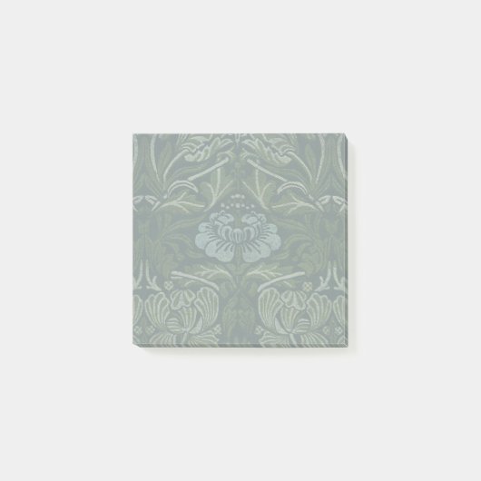 William Morris Grote Groene Tulp Roos Behang Post-it® Notes (Voorkant)