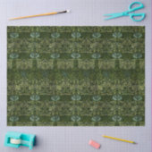 William Morris Grote Groene Tulp Roos Behang Tissuepapier (Craft)