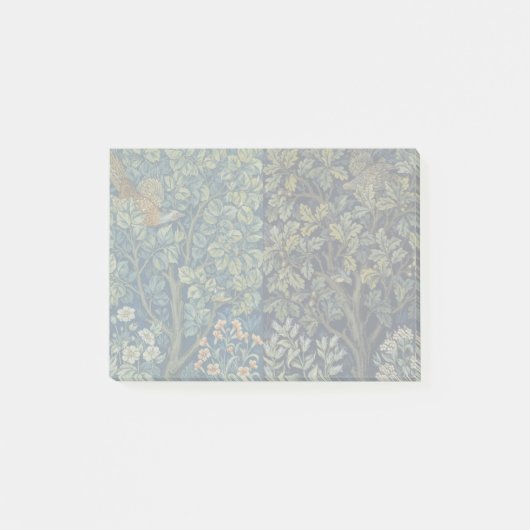 William Morris Haanfazant Bosvogel Boom Post-it® Notes (Voorkant)