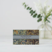 William Morris Haanfazant Bosvogel Boom Visitekaartje (Staand voorkant)