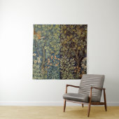 William Morris Haanfazant Bosvogel Boom Wandkleed (In situ)
