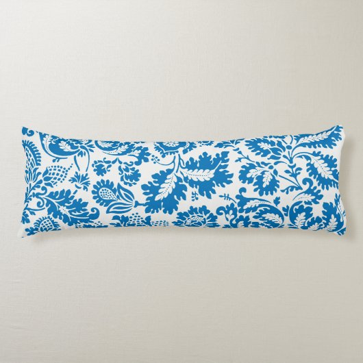 William Morris heeft Blue Botanical geïnspireerd Lichaamskussen (Voorkant)