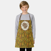 William Morris Herfst Mais Kalkoen Retro Schort (Gedragen)