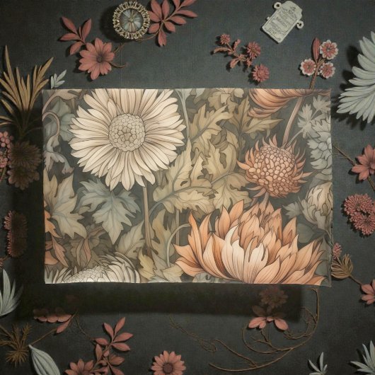 William Morris Herfstbloemen Kussensloop