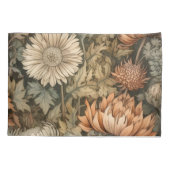 William Morris Herfstbloemen Kussensloop (Achterkant-Links)