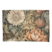 William Morris Herfstbloemen Kussensloop (Voorkant-Links)