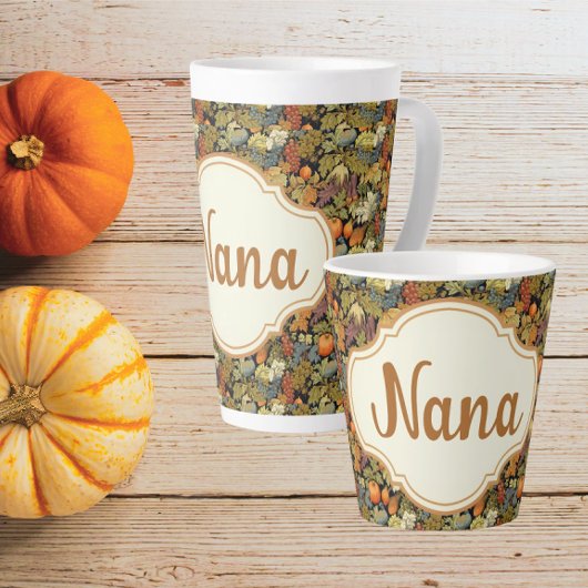 William Morris Herfstpompoenen Persoonlijk Latte Mok