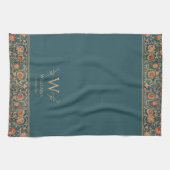 William Morris Holland Park Blauwgroen Blauw Geper Theedoek (Horizontaal)