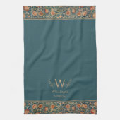 William Morris Holland Park Blauwgroen Blauw Geper Theedoek (Verticaal)