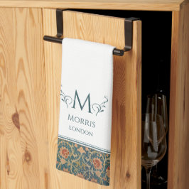 William Morris Holland Park Blue & White Custom Theedoek