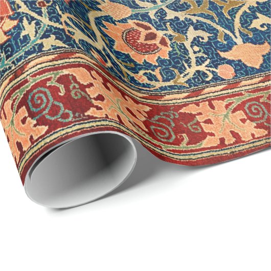 William Morris Holland Park Carpet Pattern Cadeaupapier (Rol Hoek)