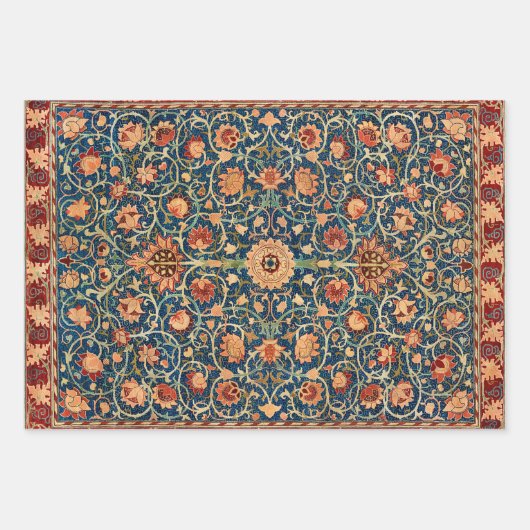William Morris Holland Park Carpet Pattern Inpakpapier Vel (Voorkant)