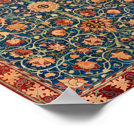 William Morris Holland Park Carpet Pattern Poster (Hoek)