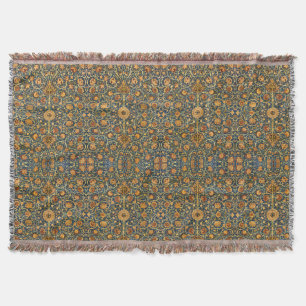 William Morris Holland Park Navy Tapijt Kunst Deken