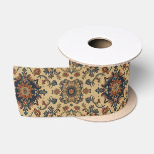 William Morris Holland Park Tapijt Vintage patroon Satijnen Lint