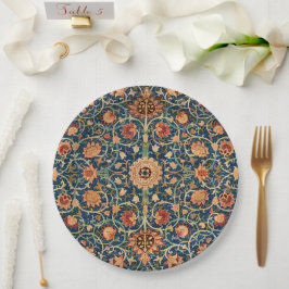 William Morris Holland Park tapijtpapier borden Papieren Bordje