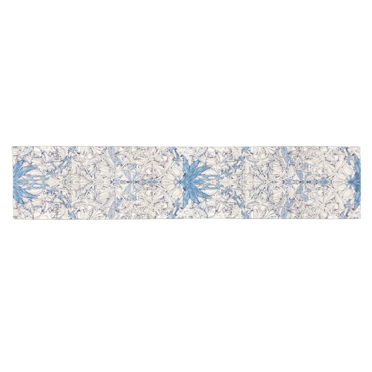 William Morris' Honeysuckle (1876) beroemd patroon Korte Tafelloper (Horizontaal)