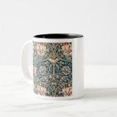 William Morris Honeysuckle 1876 Tweekleurige Koffiemok (Voorkant links)