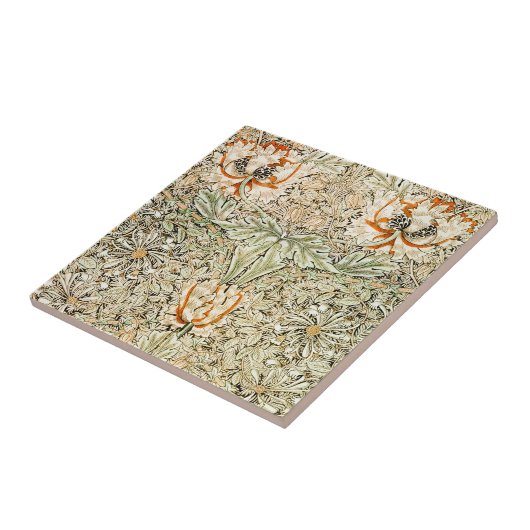 William * Morris Honeysuckle Botanical | Tegeltje (Zijkant)