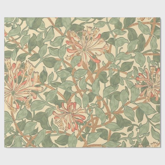 William Morris Honeysuckle Cadeaupapier (Vlak)