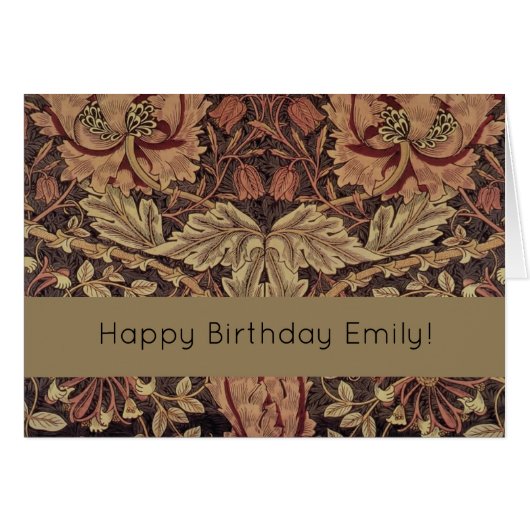 William Morris Honeysuckle Classic Engelse kunst (Voorkant Horizontaal)