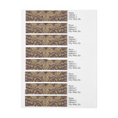 William Morris Honeysuckle Classic Engelse kunst Adreslabel Wikkel (Vel)